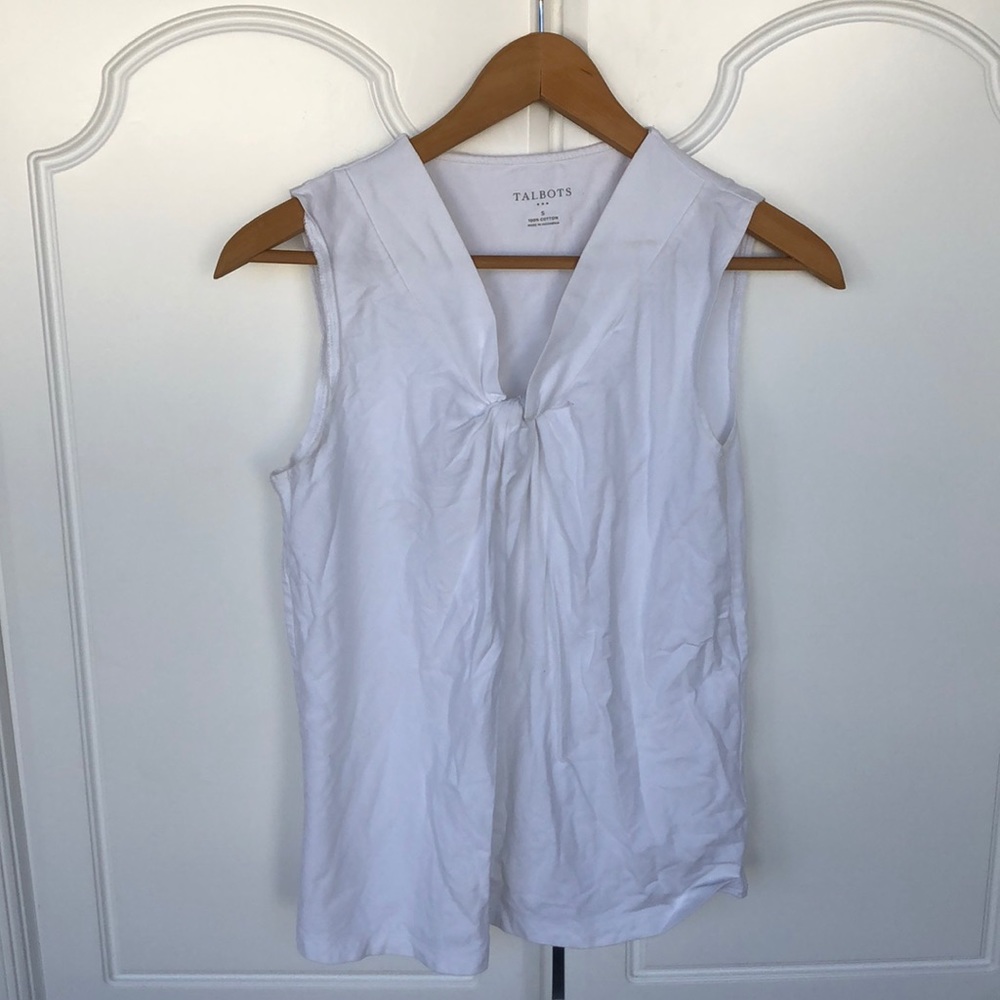Talbot’s Women’s White Tank Top